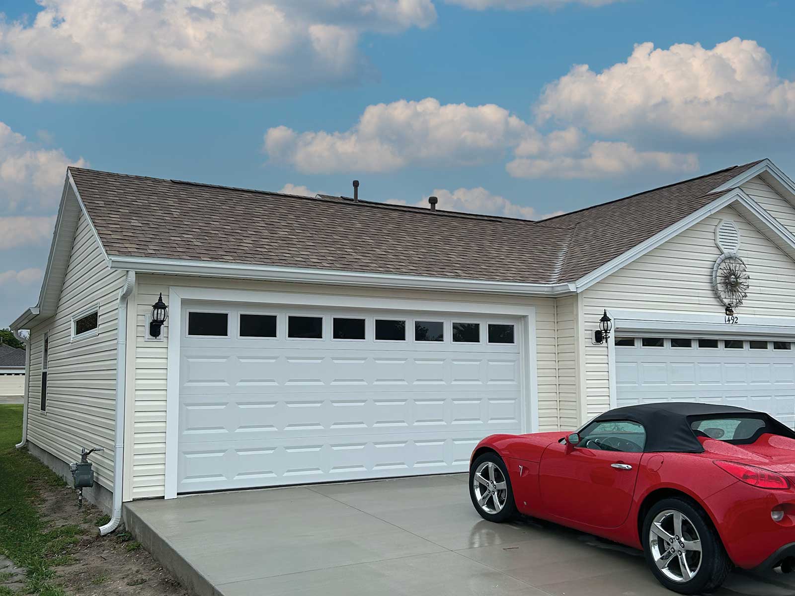 Garage extension addition in The Villages, Florida by DNJ Construction